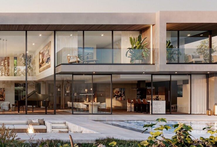 Magnifique propriété contemporaine: vente sur plan